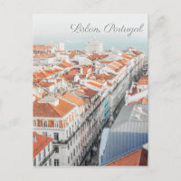 postal de viaje de Lisboa Portugal