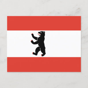 Invitación Postal invitativa de la bandera de Berlín