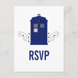 Invitación Postal RSVP de caja de policía v3