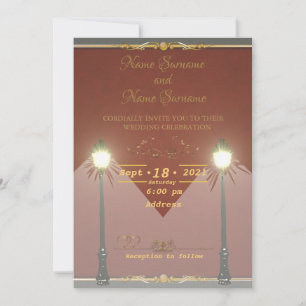 Invitación Poste luminoso