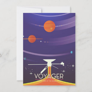 Invitación Póster de ciencia del Grand Tour de Voyager
