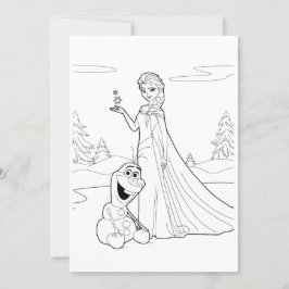 Invitación Poster de páginas de colores para niños