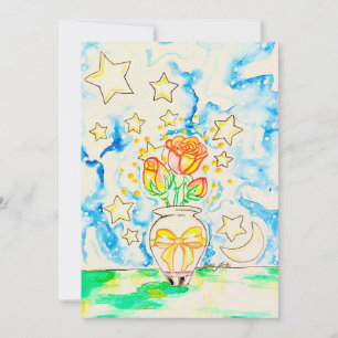 Invitación Póster de Rosa