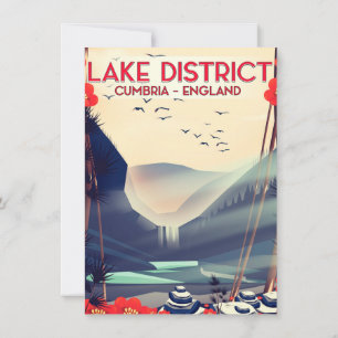 Invitación Poster de Vacaciones de Cumbria