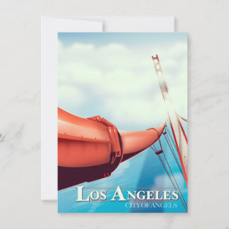 Invitación Poster de Vacaciones de La "ciudad de los Ángeles"
