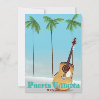 Invitación Póster de viaje a Puerto Vallarta México