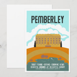 Invitación Poster de Viajes Permberley Vintage
