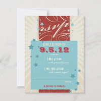 Póster Rústico: Respuesta para Boda de Rojo, Blanc