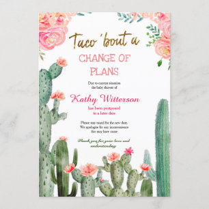 Invitación postergada mexicana