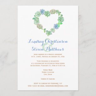 Invitación posterior a la boda  Suculentos y arena