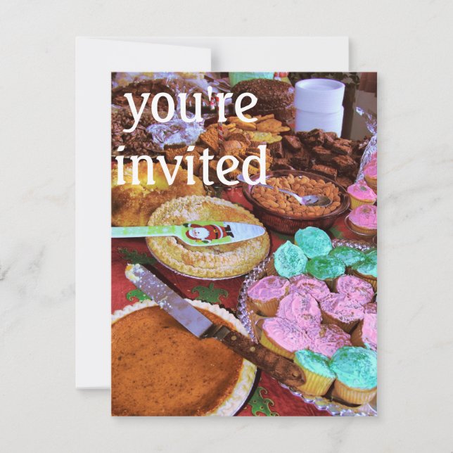 Invitación postres vacacionales (Anverso)