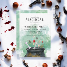 Potions & Spells Witls Cauldron Halloween Party