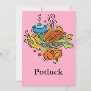 Invitación Potluck