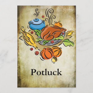 Invitación Potluck