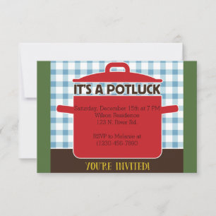 Invitación Potluck