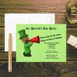 Invitación Potluck, Fiesta del Día de San Patricio