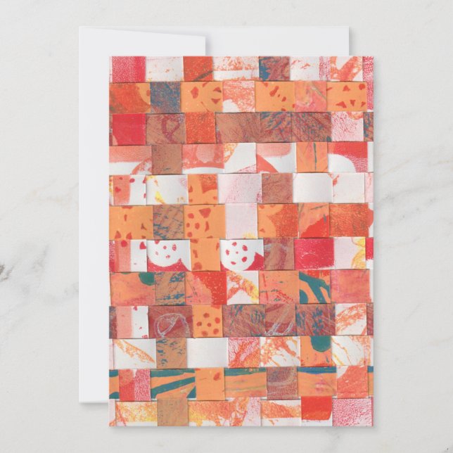 Invitación "potluck" por Kim Codner diseños (Anverso)