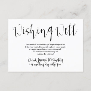 Invitación Pozo de los Deseos de Boda Rústica