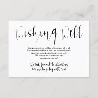 Invitación Pozo de los Deseos de Boda Rústica
