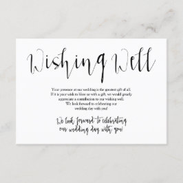 Invitación Pozo de los Deseos para Boda Rústica