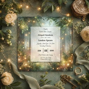 Invitación Prado Mágico del Bosque Místico