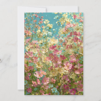 Invitación Prados Coloridos de Flores Silvestres 3