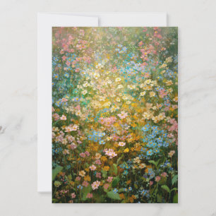 Invitación Prados Coloridos de Flores Silvestres 3