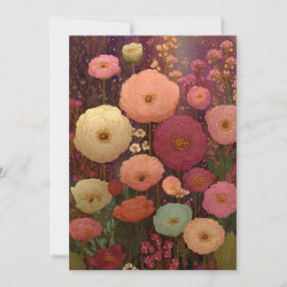 Invitación Prados Coloridos de Flores Silvestres 3