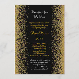 Invitación Pre baile de fin de curso, Pre-Baile de fin de