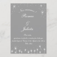 invitación pre-boda diente de león