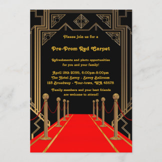 Invitación pre-Prom, Pre-Prom, Alfombra Roja, 15,1