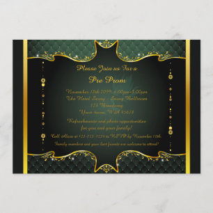 Invitación pre-Prom, Pre-Prom, Quinceanera, Sweet1