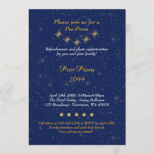 Invitación Pre-Prom, Pre-Prom, Quinceanera, Sweet-dieciséis,
