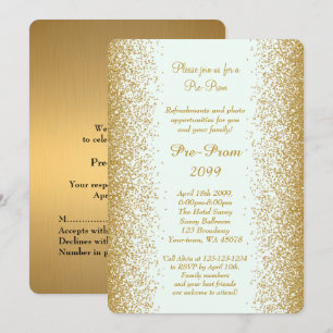 Invitación Pre-Prom, Pre-Prom, Quinceanera, Sweet-dieciséis,