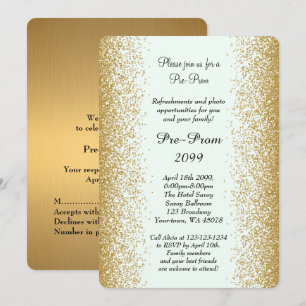 Invitación Pre-Prom, Pre-Prom, Quinceanera, Sweet-dieciséis,