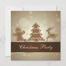 Invitación Preciosa y deliciosa cocina de pan de jengibre