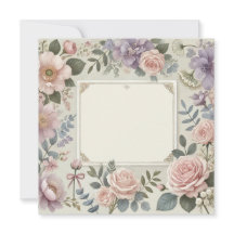 PRECIOSAS FLORES INVITACIÓN/ANUNCIO