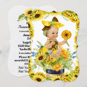 Invitación precisa de Baby Shower o cumpleaños