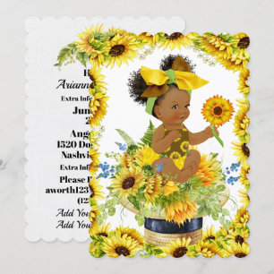 Invitación precisa de Baby Shower o cumpleaños