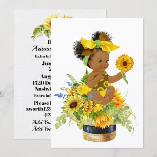 Invitación precisa de Baby Shower o cumpleaños