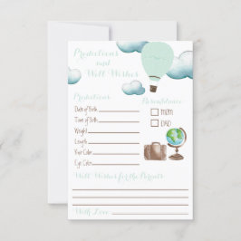 Invitación Predicciones De Globos De Aire Caliente Y Bien Des