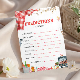 Invitación Predicciones y Consejos para Baby-Q Picnic