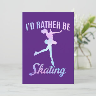 Invitación Preferiría estar patinando