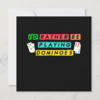 Prefiero Jugar A Dominoes Tiles Puzzler Regalo