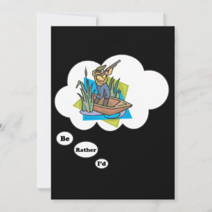 Invitación Prefiero ser el Pato Cazador