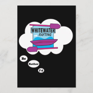 Invitación Prefiero ser Rafting 2
