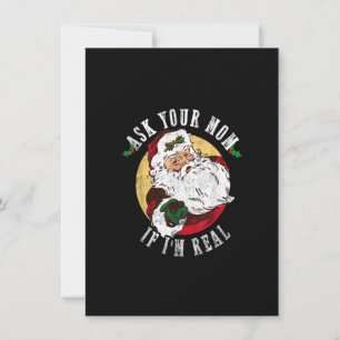 Invitación Pregúntale a tu mamá si soy Navidades de verdad di