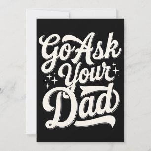 Invitación Pregúntale a tu papá qué divertido es la cosecha d