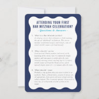 Preguntas de información sobre el servicio MITZVAH