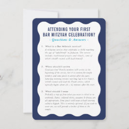 Invitación Preguntas de información sobre el servicio MITZVAH